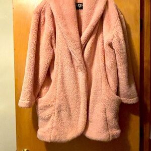 Blush pink Uggs oversized jacket